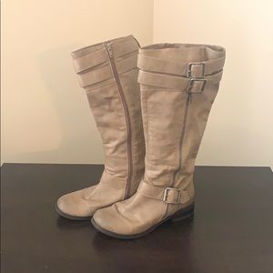 Tan boots